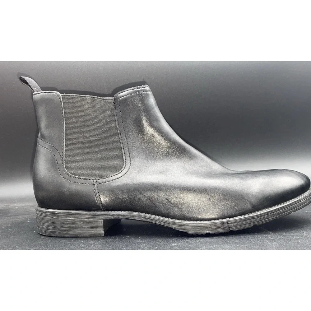 Gordon Rush Men's Cardiff Black Leather Chelsea Boots NIB Sz US 11 $245‎ Retail
